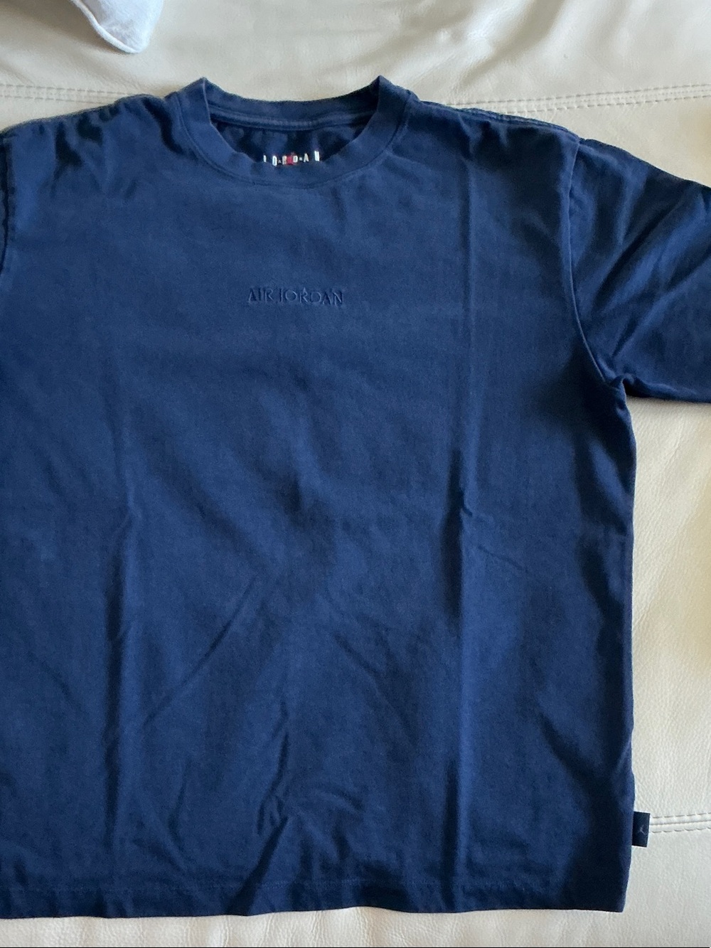 Jordan Navy Blue Short-Sleeve Crew T-Shirt